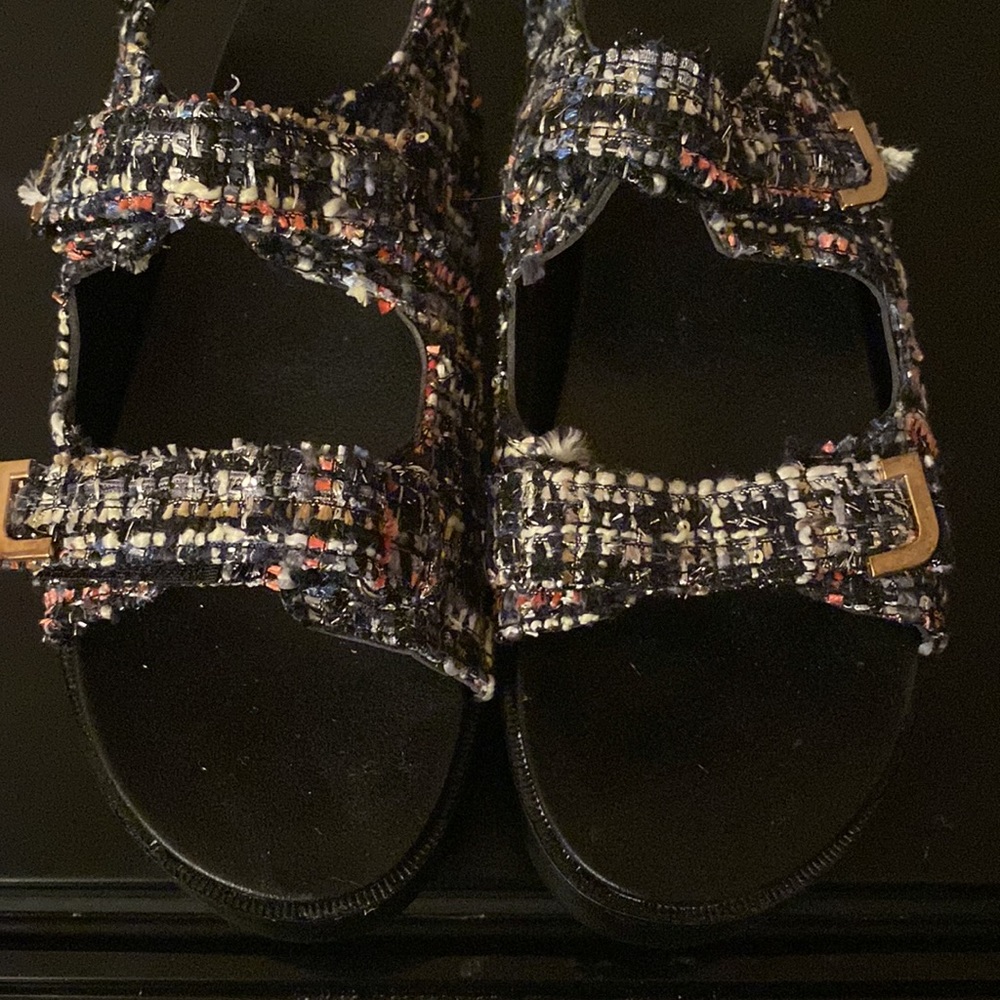 Woman’s Platform Multi Color Sandals - Picture 2 of 6